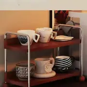 Water Cup Storage Rack Storage Shelf Coffee Bar Organizer Multipurpose Coffee