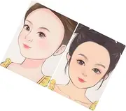 2pcs Reusable Face Painting Practice Board for Boys and Girls Face Painting Kit White Paint Artistic Expression Tool