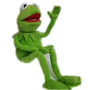 23" The Muppets Kermit Frog Plush Toys Cartoon Soft Doll Frog Anime V_y High Quality