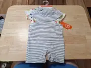 New Boys Size 18 Month Shortall Outfit By Wonder Nation