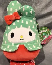 Hello Kitty and Friends Squishmallows 9” Plush Christmas Tree Time My Melody