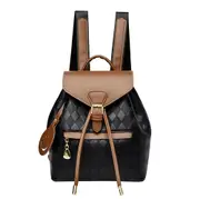 Leisure Retro Contrast Color Backpack Multi-Functional Fashion Travel Backpack