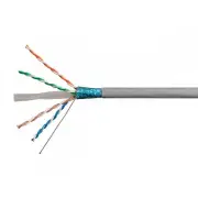 Monoprice 42344 MONOPRICE CAT6A 500FT GRAY CMR UL BULK CABLE, TAA, SHIELDED (F/U