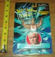 WCW OSFT Scott Steiner mini wrestling figure WWF WWE NWO Signed Autograph COA