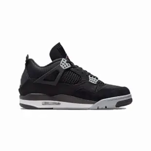 【NIKE 耐吉】Air Jordan 4 Retro SE Black canvas 黑色 黑灰 復古 籃球鞋 男鞋 DH7138-006