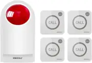 Strobe Siren Alarm Home Caring Loud Outdoor SOS Alert System 1 Red Flashing Sire