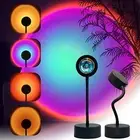 Sunset 2-Pack Lamp Rainbow Projection Lamp LED Romantic RGB Remote Control Light