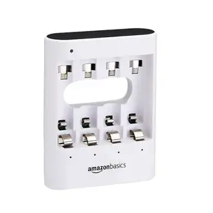 Amazon Basics 快速充電器 U421 適用AA / AAA Ni-MH電池 黑/白 [2美國直購]