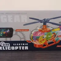 在飛比找蝦皮購物優惠-(當日寄)電動飛機玩具 酷炫齒輪直升機 兒童聲光萬向直升機