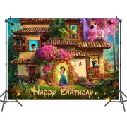 Encanto Backdrop Birthday Party Supplies Background Photo Banner Decorations