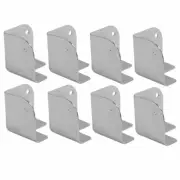 Silver Metal Corners for Front of PA Speakers and Subwoofer Cabinets - 8 Pack