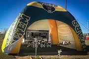 AIR TIGHT WATERPROOF Inflatable Yard Lawn Patio Canopy Marquee Tailgating Tent (30x30x15ft.)