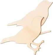ULDIGI Set of 2 Wooden Bird Decorations Scandinavian Home Decor Bird Sculptures for Boys and Girls Room Wood Wall Art
