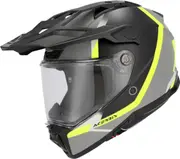 Acerbis Attack Graphic Enduro Helmet, black-yellow, Size L for Men Black Yellow