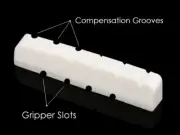 MusicianAtHeart NO GLUE / COMPENSATED Bone Nut made for GRETSCH Guitar