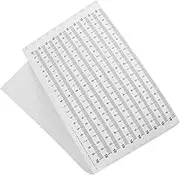 FIXOSHEE 20pcs Self-Adhesive Scale Stickers for Woodworking Measuring Tape Ruler for Workbench Strong Adhesion and Markings