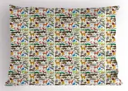 Aloha Pillow Sham Decorative Pillowcase 3 Sizes Bedroom Decoration