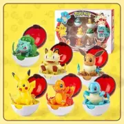Pokemon Pop Ups Pokeball Eevee, Meowth, Squirtle, Pikachu, Charmander, Bulbasaur
