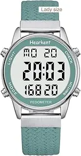 Hearkent Women Pedometer Watch for Walking, Step Counter for Women, Sport Watch with Calories Counter, Large Number Display Wrist Watch, 30M Waterproof Step Tracker Watch