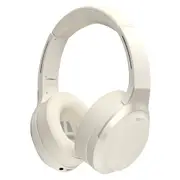Liquid Ears Long Play Over-Ear Foldable Bluetooth Headphones Headset Natural