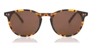 Men's Sunglasses - Round Plastic Tortoiseshell Full Rim - SmartBuy Collection