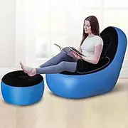 Balabulala Inflatable Blow Up Couch for Adults,Inflatable Lounger Chair for Gaming,Swimming Pool,Air Chair Perfect for Rooms,Camping or Home(Without Pump)