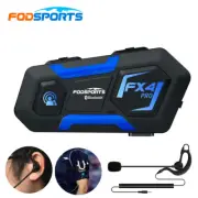 FX4 Pro 1000m Bluetooth Intercom Headset with Earhook Earphone +Arm Bag FM Radio