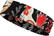 [YKLBV] Moisture Wicking Headbands for Men and Women Fall Watercolor Pumpkins Sports Sweatband for Tennis Basketball Running Gym Working Out