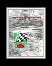 1958 29th Italian Grand Prix Monza - Matted for 11x14 Frame