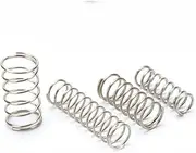 5/10pcs Cylindrical Coil Compressed Back Spring Shock Absorbing Pressure Return Compression Spring 65Mn Steel Wire Diameter 1.0mm(30mm (10PCS),7mm)