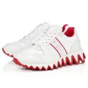 Christian Louboutin Nastroshark Donna Flat White Platform Low Top Sneaker 39