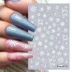 Manicure Ornaments Christmas Snowflakes Nail Stickers Girls