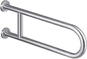 60cm Stainless Steel Bathroom Grab Bar Safety Anti-Slip Shower Handles U-Type Wall Mounted Straight Towel Rack for Seniors Handicap Shower Handle