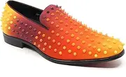 [Metrocharm] Men's Fashion Smoking Gradient Spike Dress Tuxedo Loafers Slip On Shoes SM-199