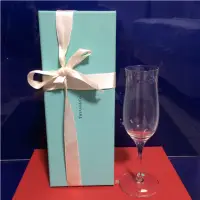 在飛比找蝦皮購物優惠-Tiffany ＆ Co.雕花水晶紅酒杯、完美極品