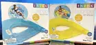 2-PACK Intex Sit N Float Inflatable Lounge, 60" X 39" Pool Float ~BLUE & YELLOW