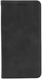 FZYM Case for Nokia 8210 4G,Magnetic Flip PU Wallet Protective Cover with Card Slots Case for Nokia 8210 4G (2.8"),Black Leather Case