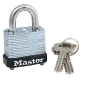Master Lock 105D Mechanism Padlock, Warded, 1-1/8"