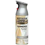 RUSTOLEUM 245219 UNIVERSAL HAMMERED SPRAY PAINT - HAMMERED SILVER