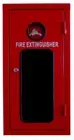 Fire Extinguisher Metal Cabinet Cupboard suit 2.5kg to 4.5Kg Red 003 Key Small