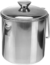 VINTORKY 1 PC Oil Filter Pot Kitchen Storage Jar Rust Resistant Grease Can for Filtering and Storing Oils