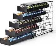 [Bagoo] Coffee Pods Holder for Nespresso Vertuoline Drawer Multi Tier for Vertuo Capsules Storage (5 Tier)