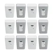 12PK Boxsweden Touch Swing Bin Square for Home/Office 2.7L 18cm Assorted