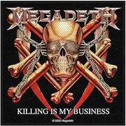 [Megadeth] Killing is my business unisex patch, multi-coloured