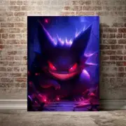 Monster Night Elf Gengar peripheral posters modern room decoration 21x30cm S