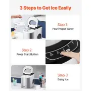 Portable Ice Maker 33Lbs Per Day Self Cleaning with Ice Scoop and Basket