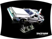 DISPLAY STAND for Back to the Future Time Machine Lego 10300 DeLorean VERY NICE!