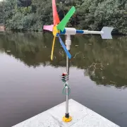 DIY Small Wind Turbine Generator Kit and Light Strip |Windmill Wind Spinner f...