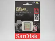 Sandisk 64GB FS extreme UH2 4K SD card for Canon 5DS R 5DSR 5D Mark IV III 4 3