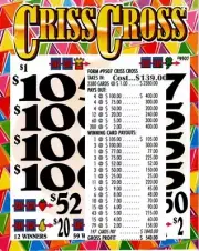 Criss Cross (2380-3W) Single game, pull tabs